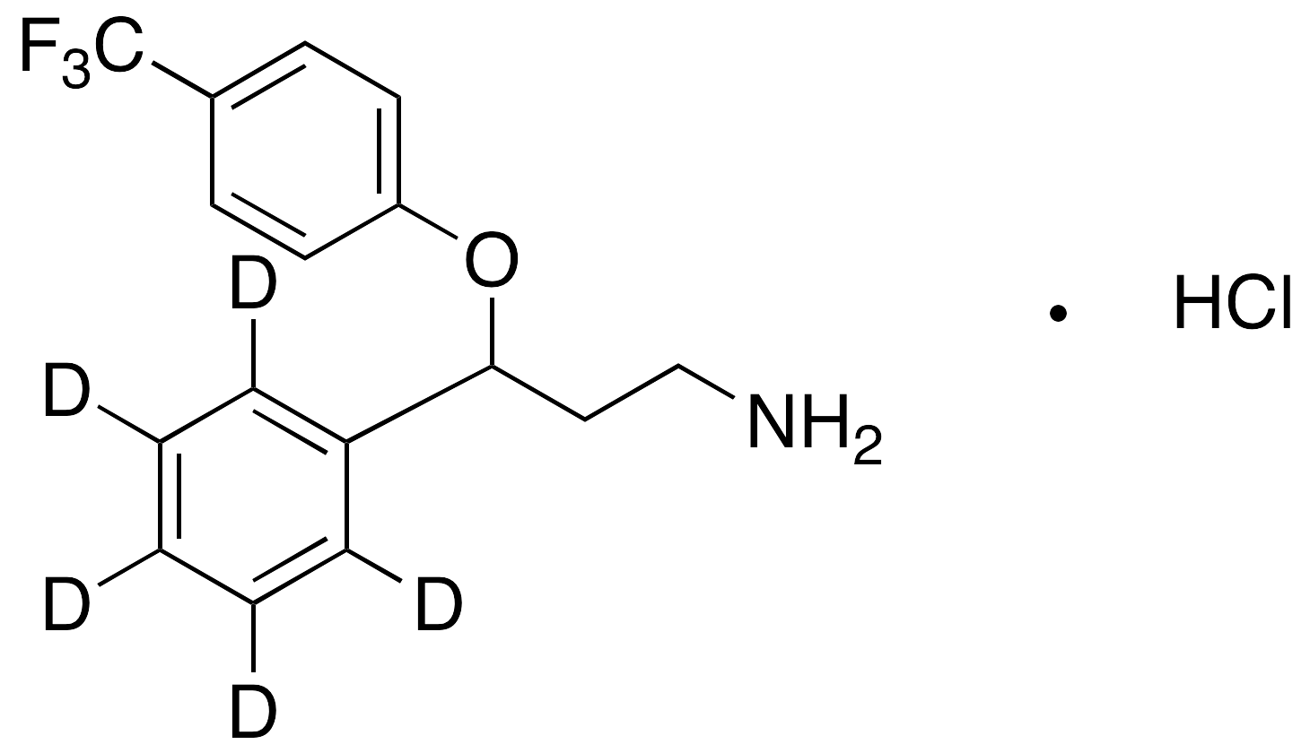 [1188265-34-0] 盐酸氟西汀-d5（苯基-d5）