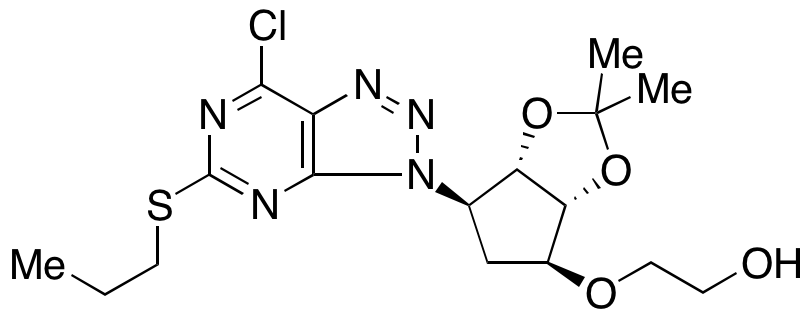 [376608-75-2] 2-[[（（3aR，4S，6R，6aS）-6- [7-氯-5-（丙硫基）-3H-1,2,3-三唑[4,5-d]嘧啶-3-基]四氢-2,2-二甲基-4H-环戊-1,3-二氧四