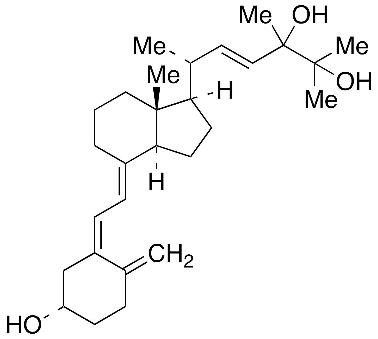 [58050-55-8] 24,25-二羟基维生素D2（非对映异构体混合物）