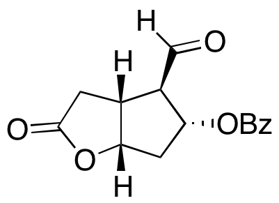 [39746-01-5] 3β-苯甲酰氧基-2β-甲醛5α-羟基-1α-环戊烷酸γ-内酯