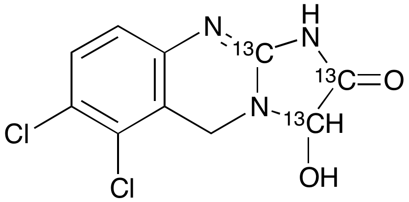 [1219393-12-0] 3-羟基Anagrelide-13C3（〜80％）