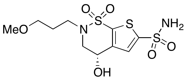[154127-42-1] （S）-4-羟基-2-（3-甲氧基丙基）-3,4-二氢-2H-噻吩并[3,2-e] [1,2]噻嗪-6-磺酰胺1,1-二氧化物