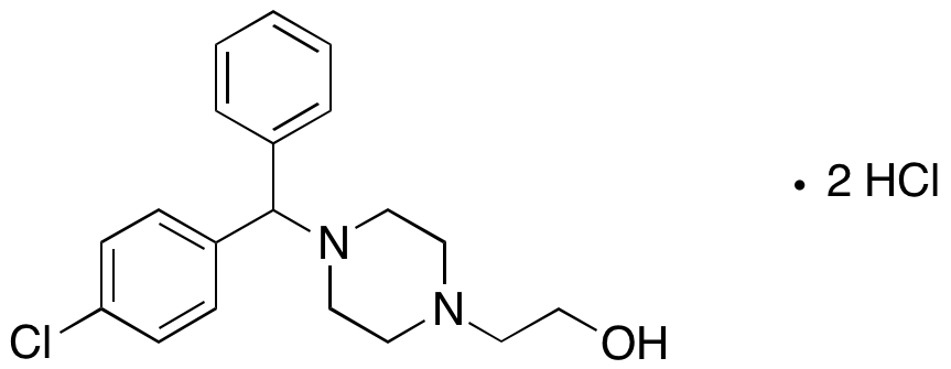 [164726-80-1] 4-（对氯-α-苯基苄基）-1-哌嗪乙醇二盐酸盐
