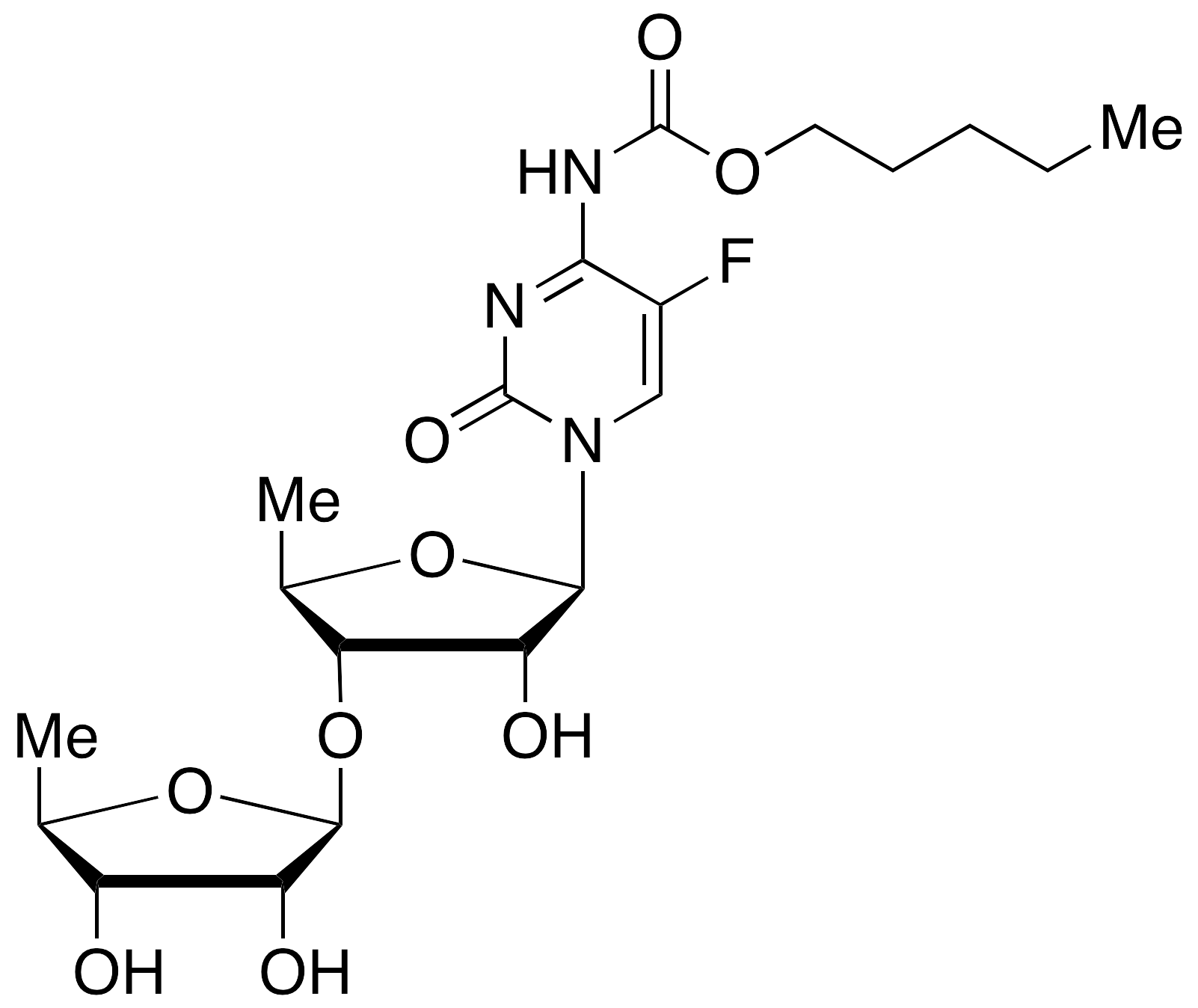 [1262133-64-1] 3’-O-（5’-脱氧-β-D-核呋喃糖基）卡培他滨
