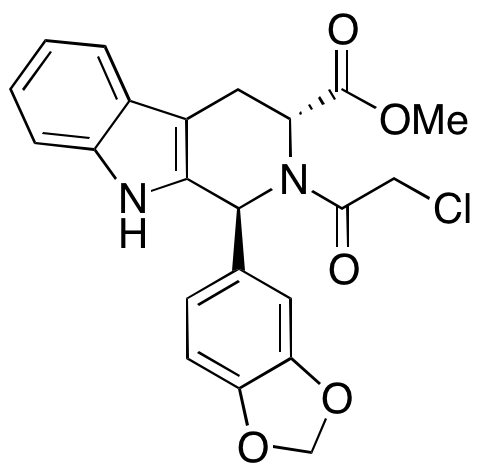 [629652-40-0] （1S，3R）-1-苯并[1,3]二氧杂-5-基-2-（2-氯乙酰基）-2,3,4,9-四氢-1H-b-咔啉-3-羧酸甲基酯