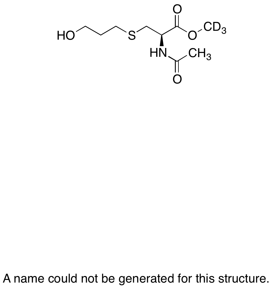 N-乙酰基-S-（3-羟丙基-1-甲基）-L-半胱氨酸-D3