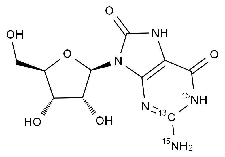 8-羟基鸟苷-13C,15N2