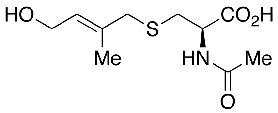 N-乙酰基-S-（4-羟基-2-甲基-2-反丁烯-1-基）-L-半胱氨酸