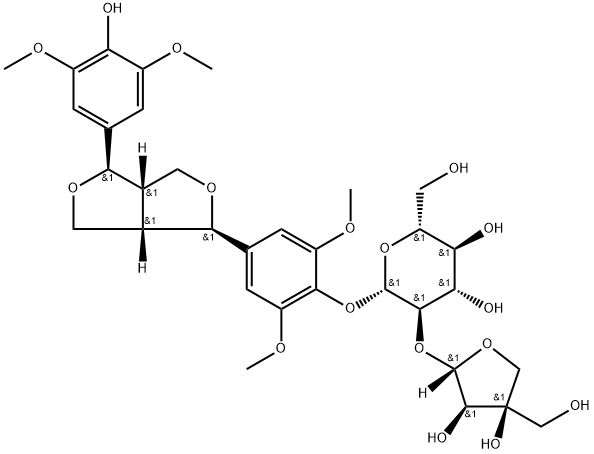 136997-64-3_(-)-丁香树脂酚-4-O-Β-D-呋喃芹糖基-(1→2)-Β-D-吡喃葡萄糖苷标准品
