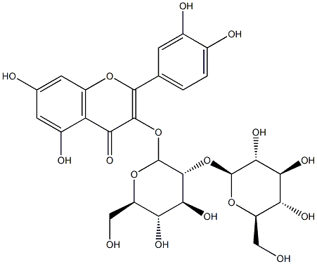 18609-17-1_槲皮素3-O-槐糖标准品_Reference Standards