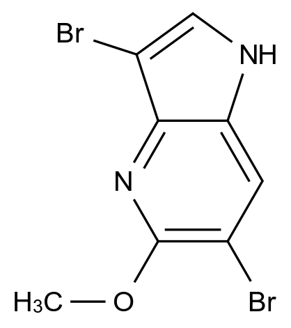 1000341-07-0_3,6-Dibromo-5-methoxy-1H-pyrrolo[3,2-b]pyridine