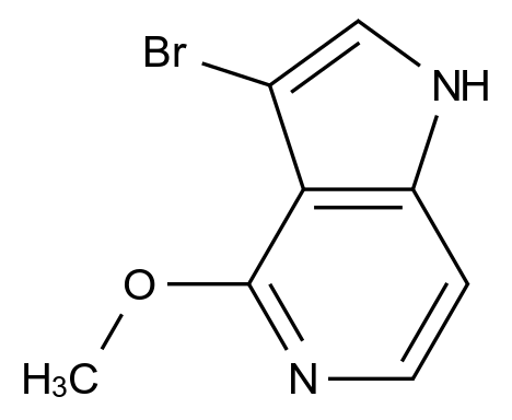 1000341-22-9_3-溴-4-甲氧基-1H-吡咯并[3,2-c]吡啶