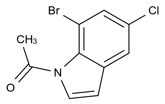 1000343-26-9_1-(7-Bromo-5-chloro-1H-indol-1-yl)ethanone