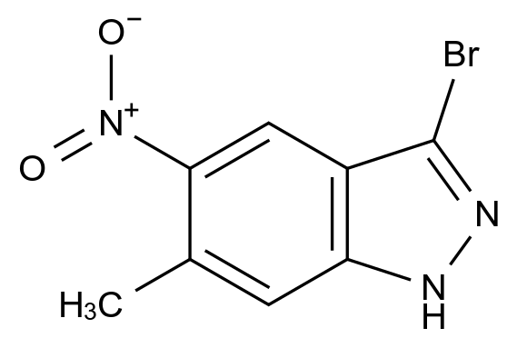 1000343-58-7_3-溴-6-甲基-5-硝基-1H-吲唑