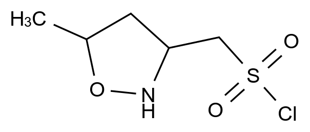 1000932-59-1_(5-Methyl-1,2-oxazol-3-yl)methanesulfonyl chloride